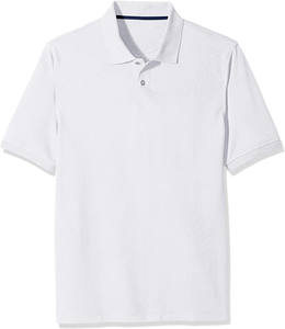 Polo pour homme en coton pur, motif uni, tricot doux, respirant, coton, usage quotidien, OEM ODM personnalisé - Product Image 2