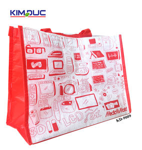 Sac de shopping écologique en PP recyclé non tissé avec impression en gravure, pliable, fabriqué au Vietnam pour une utilisation promotionnelle - Product Image 2