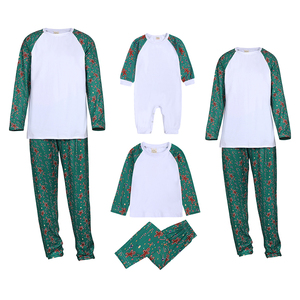 Conjunto de pijama Unisex para dormir, ropa de dormir familiar de manga larga para Navidad, venta al por mayor - Product Image 4
