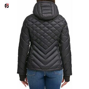 Ropa de invierno para mujer, chaquetas acolchadas cálidas, transpirables, ligeras, con logotipo personalizado, calidad Premium, ropa de moda para exteriores - Product Image 4