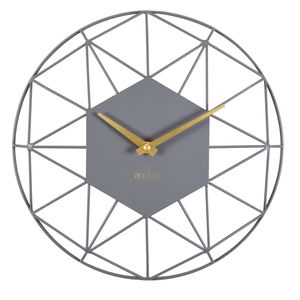 Mới Đến Sáng Tạo Handmade Sắt Dây Đồng Hồ Treo Tường Đơn Giản Đồng Bằng Thiết Kế Ấn Độ Phong Cách Bán Buôn LED Hiển Thị Kim Loại Đồng Hồ Treo Tường - Product Image 6