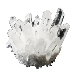 Natural Geode Large Rock Galvani sieren Klarer Quarz kristall cluster: Online kaufen bei N H AGATE