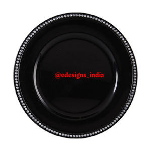 Placa de carga de Metal clásica, plato de servicio de Metal elegante hecho a mano indio, novedad, venta al por mayor - Product Image 5