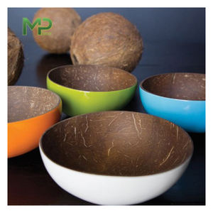 ชามทรงช้อนมะพร้าวขนาดเล็กเป็นมิตรต่อสิ่งแวดล้อมพร้อมโลโก้ตามสั่งเคลือบเงาจากเวียดนามผู้จำหน่ายระดับมืออาชีพ - Product Image 1