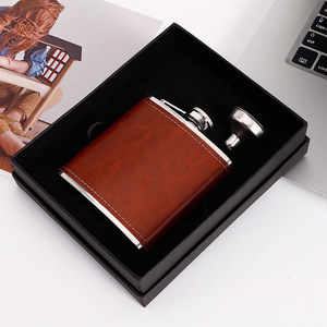 Tùy Chỉnh Khắc Logo Ladies Xách Tay 8Oz Kim Loại Thép Không Gỉ 6Oz Da <span class=keywords><strong>Hip</strong></span> <span class=keywords><strong>Flask</strong></span> - Product Image 5