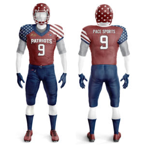 เสื้อเจอร์ซีย์นักฟุตบอลอเมริกัน,เสื้ออเมริกันฟุตบอลแบบเย็บ - Product Image 3
