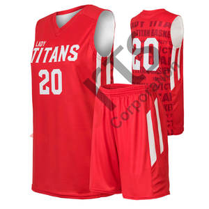 Maillot de basket-ball unisexe personnalisé, dernière conception, en maille unie, réversible, imprimé par transfert thermique, logo brodé, nom, couleur bleue - Product Image 5