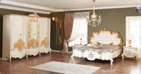 Lit de rangement extensible en bois classique avec tête de lit éclairée, design Chesterfield capitonné fait main - Meubles de chambre à coucher de luxe