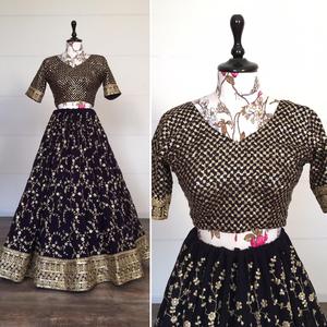 Robe fantaisie pour mariage, Lehenga Choli, tenue épaisse de styliste, mariage - Product Image 6