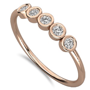 Bague de fiançailles, cadeau du Nouvel An, diamants naturels, or massif, sertissage classique, taille brillant, certifié IGI INGEMCO, collection Inde - Product Image 3