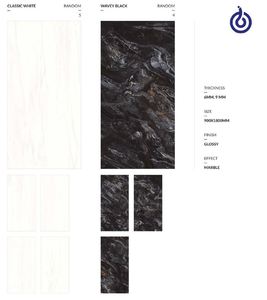 ขนาด900x1800มม. แผ่นอิฐไฟร์บริคขนาดใหญ่ทนต่อการแตกของสะสมสีดำใช้งานได้หลายแบบกันลื่น - Product Image 1