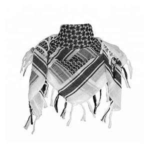 Rouge et Noir de Sports De Plein Air De Mode Style Arabe Hommes Femmes Coton Écharpe Shemagh - Product Image 2