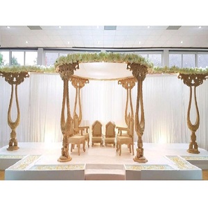 Mandril de madera para eventos de boda, accesorio de lujo, para Reino Unido, para boda asiática, indio, Premium - Product Image 1