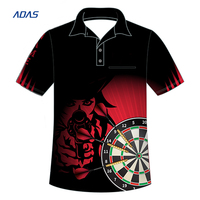Neueste Design Custom Sublimated Darts Jersey Großhandel Dart Jersey Design Herren Sport Dart Shirt Custom Design