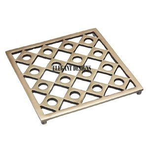 Top Selling Luxurious Gold Plated Metal <b>Trivet</b> Custom Designer Handmade Fancy Stylish <b>Trivet</b> New Arrival Arrives Carton - Product Image 6