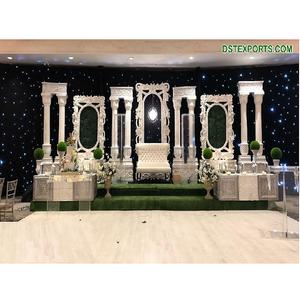 Escenario de Ceremonia de boda de estilo asiático, escenario de temática occidental para recepción de bodas - Product Image 1