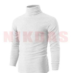 Color personalizado de poliéster/algodón cuello redondo de lana de invierno de talla grande suéter para hombres - Product Image 1