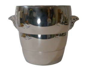Enfriador de acero inoxidable personalizable de estilo francés para fiestas en interiores al aire libre-Uso como Cubo de cerveza Enfriador de champán Tina de hielo de vino - Product Image 1