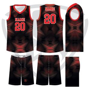 Maillots de basket-ball personnalisés pour hommes, vêtements de sport respirants, y compris maillots, chemises et shorts pour uniformes de basket-ball - Product Image 6