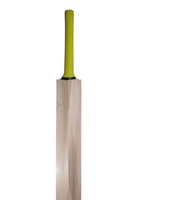Batte de cricket en bois de saule de haute qualité pour l'entraînement au cricket et les jeux en extérieur - Écologique, durable, 3 poignées, taille personnalisable