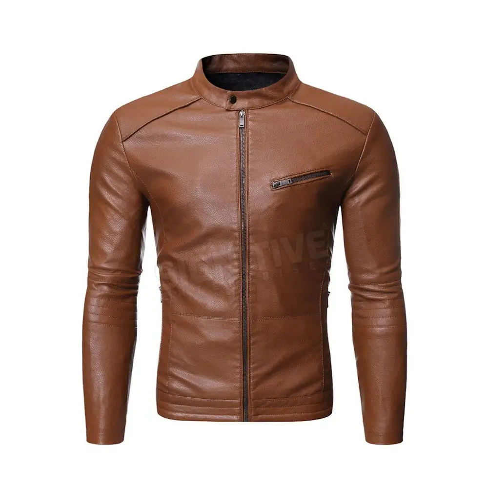 Lightweight Leather Jacket For Men Cheap Price New Stylish Leather Jacket