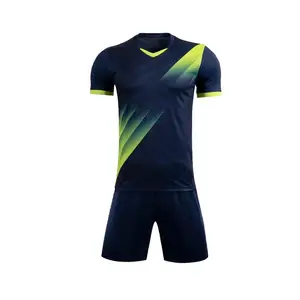 运动服最优质男士足球服巴基斯坦100% 涤纶足球球衣套装制服定制队名10套