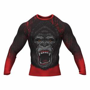 เสื้อรัดรูปใส่ได้ทั้งชายและหญิงแบบระเหิดเสื้อรัดรูปป้องกันผดผื่นออกแบบโลโก้ของคุณเอง - Product Image 2