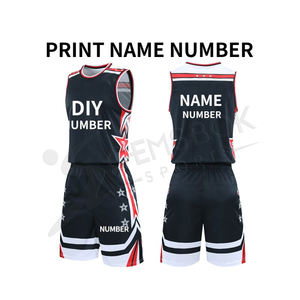ชุดบาสเก็ตบอลชุดกีฬารุ่นล่าสุดของผู้ชาย,ชุดกีฬาบาสเกตบอลแบบกำหนดเองได้แห้งเร็ว - Product Image 2