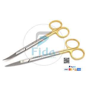 Ciseaux Kelly personnalisés, manuels, droits et courbés, 7 pouces, pour usage dentaire, chirurgical et ORL, en acier inoxydable allemand, certifiés CE - Product Image 1