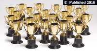 Trophée de volley-ball/sports du monde, super métal, trophée, tasses/vente en gros, personnalisé, médaille d'honneur, métal, souvenir, prix de sport