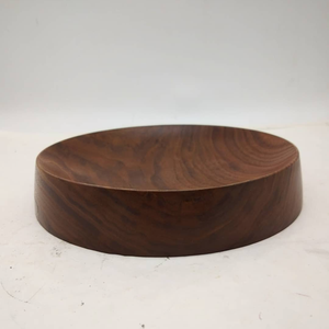 Saladier en bois naturel fait à la main en Inde, sculpté à la racine par Lametierartz, vaisselle en bois véritable par des artistes indiens - Product Image 2