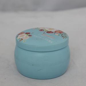 Bougie parfumée en cire de soja gris clair personnalisée de luxe Caro pour la décoration de la maison - Product Image 1
