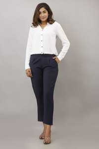 กางเกงผ้าฝ้ายสตรีพาลาซโซ,กางเกงขายาวผ้าฝ้าย - Product Image 3