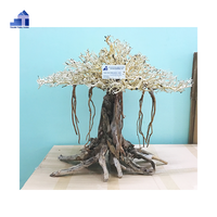 Nouveau Design Rectangle Forme Aquarium Décoratif Bonsaï Bois Flotté Du Vietnam pour Salon Grossistes Boîte Emballée