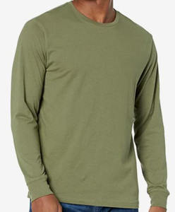 Camisetas de Talla Grande para Hombre, Personalizadas, de Manga Corta, Tejido Interlock de 180g, Antiarrugas, Alta Calidad, Camisetas Lisas al por Mayor - Product Image 1