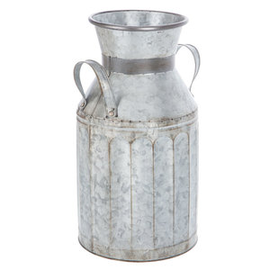Jarrón de Metal galvanizado Vintage más vendido, maceta de leche ecológica hecha a mano, jarrón de suelo decorativo con forma de Color personalizado - Product Image 5