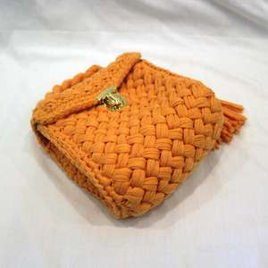 Sac à main en fil à la mode avec décoration de pompon et nœud fait à la main au Vietnam - Product Image 3