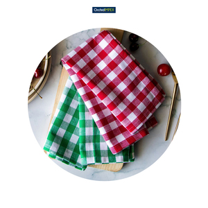 Custom Design Cotton Material Kitchen Towel from Top Indian Supplier - Product Image 1