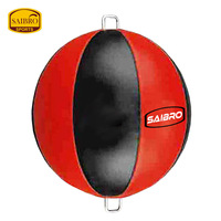 Sac de vitesse en cuir et PU Saibro, durable, rempli de sable, avec logo personnalisé, équipement d'entraînement pour adultes, utilisation en salle de sport