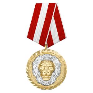 Médailles personnalisées avec logo, médailles d'honneur bicolore - Product Image 2