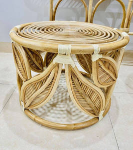 Meubles de salon de Table basse en rotin tissé à la main - Product Image 1