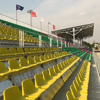 Stade de rugby, de football et de soccer, gradins, tribunes