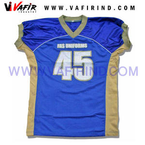 Conjunto de uniformes de fútbol americano sublimado personalizado de alta calidad Camisetas de fútbol americano con diseño de Jersey personalizado para uso deportivo - Product Image 6