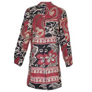 Chaquetas de mujer, cuello de Invierno para mujer, chaqueta kantha de algodón de talla grande ajustada, ropa india, chaqueta acolchada - Product Image 4