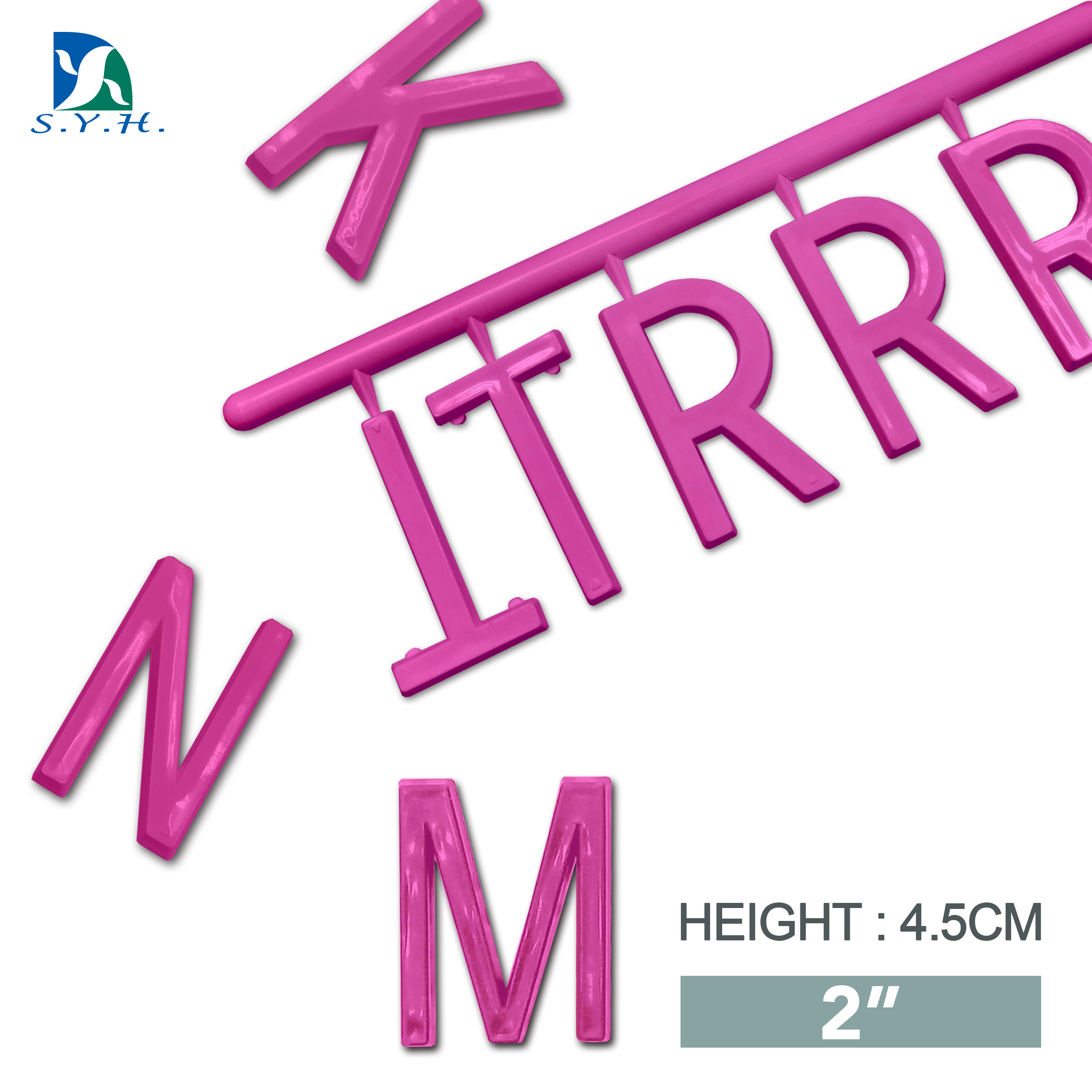 2 дюйма большого размера буквы для колышек letterboard доски для записей, в том числе 212 символов