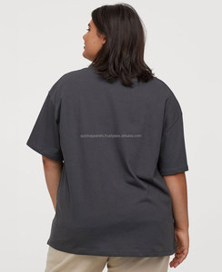เสื้อยืดโอเวอร์ไซส์ผ้าฝ้ายออร์แกนิคสำหรับผู้หญิงสุดหรู ทรงเข้ารูป ผู้ผลิตเสื้อผ้า รับผลิตแบบ OEM ODM ขั้นต่ำในการสั่งซื้อน้อย - Product Image 5