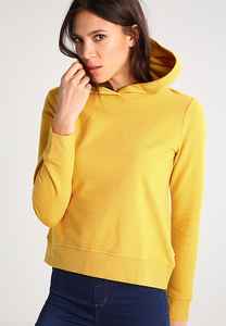 Pull à capuche brodé jaune citron pour femme Sweat-shirt tricoté de style décontracté avec logo personnalisé quantité minimale de commande bas pour l'hiver - Product Image 6