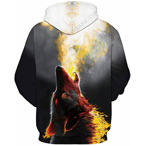 Sudadera con capucha para hombre de última moda, sudaderas con capucha personalizadas con estampado de sublimación de algodón transpirable - Product Image 4