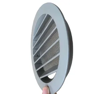 Iso Hvac Die Cast Aluminium Louver Round External Aluminium Louvers