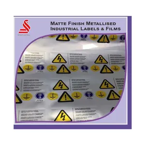 Matte Metalise Labels Stickers Films